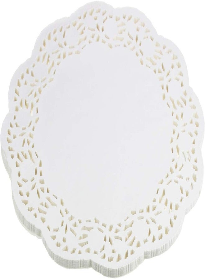 APSAMBR-100 Pieces White Lace Round Paper Doilies Cake Packaging Pads Wedding Tableware Decoration 7.5 NCH - Image 1